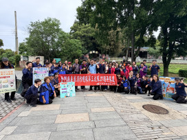 金門義消總隊防宣大隊迎27週年結合烈嶼景點尋寶防火宣導 凝聚團隊力