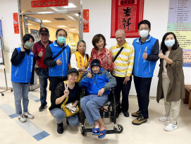 安心御老全面應援 基隆榮服處守護105歲長者安置榮家