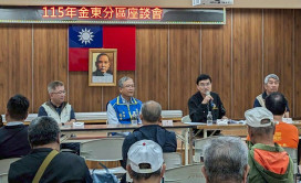 金門榮服處金東分區座談 推廣榮總APP守護榮民健康