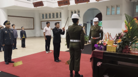 澎湖榮服處春季清明祭祀亡故榮民 追思悼念英靈