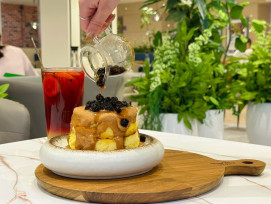 日銷千份舒芙蕾、成真咖啡進駐台中廣三SOGO 2樓 GUESS中南部獨家2折起引爆人潮