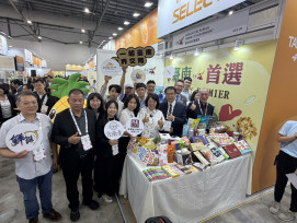 臺南市長率隊參加新加坡國際食品展，展現臺南農產實力
