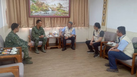 臺南榮服處拜會後備指揮部後備旅 攜手推安心御老平臺