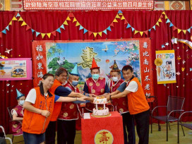 佳里榮家感謝陸海空軍協會 歡喜4月壽星住民慶生