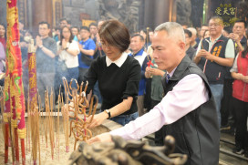玄天上帝聖誕  松柏嶺受天宮湧入上萬信眾