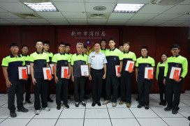 專業守護生命！　竹市消防局跨分隊合力救援噎食婦人成功挽回生命