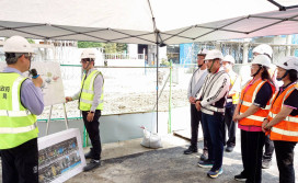 新北永平國小地下停車場進度超前　侯友宜：力拚7月完工年底啟用