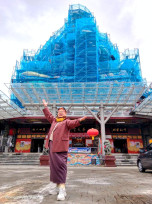 普天宮關聖帝君巨像迎甲子換壽袍　首屆「2026關帝繪」徵件5/15開跑