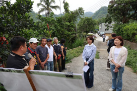 中寮鄉農水路急需改善  許淑華現勘核撥2297萬改善