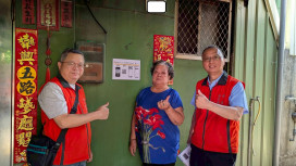 屏東榮服處關懷百歲榮民 推動御老APP守護高齡安全