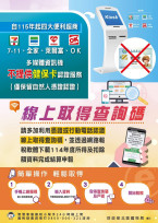 四大超商不提供健保卡認証服務　可利用臨櫃報稅先預約優先受理省時間