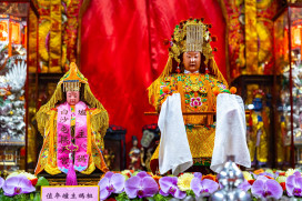 白沙屯媽祖登轎啟程 46萬香燈腳8天7夜進香