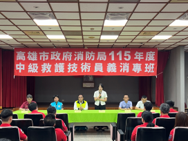 從學科到實戰　高雄義消救護專業大躍進