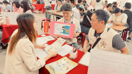 苗栗榮服處結合地區就業徵才廉政宣導 強化誠信就業環境