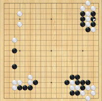 白棋精準的治孤與收官次序將局勢導向勝利--圍棋棋局欣賞（黑白子/觀戰）
