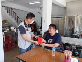 南市軍人服務站慰問仁德住院國軍士兵