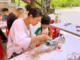 紋面彩繪x編織體驗　竹縣邀民眾搭乘搭台灣好行觀霧線走進泰雅部落