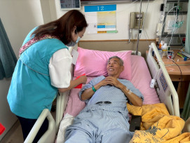 白河榮家至中榮嘉院端節慰問 關懷住院榮民