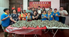 金門榮服處×榮民榮眷基金會端節包粽送暖關懷榮民眷