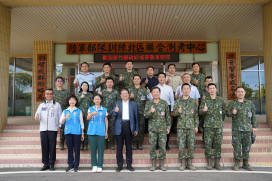 端午佳節將屆　新竹縣長楊文科赴湖口北測中心慰問國軍弟兄辛勞