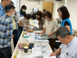 中央評核小組蒞金實地考核新住民照顧服務績效