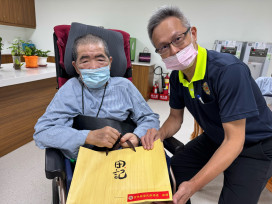 雲林榮服處端節前慰問住院榮民 傳遞溫馨關懷