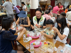 岡山竹圍里歡慶端午　林志誠辦水果粽DIY親子活動凝聚社區情感