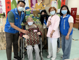 基隆榮服處端節前探視住院榮民表達關懷