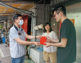 南市軍人站慰問因病住院士兵
