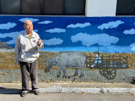 101歲張鏡之榮民彩繪筆畫×南瓜開心農場綻放人生故事