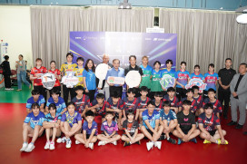 T.LEAGUE台日菁英桌球交流會　日職選手傳承引領竹縣小將勇敢追夢
