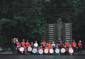 西拉雅推環騎5COOL自行車旅遊 首發團近60位車友暢遊湖光山色