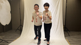民進黨台南市長候選人陳亭妃攜台南隊拍攝競選照　宣示全面備戰2026選戰