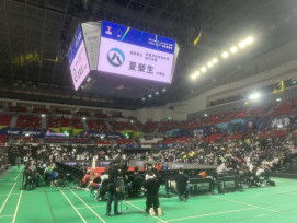 推廣國產材多元應用　新竹林保分署走進桌球賽場展現國產木材跨域應用成果