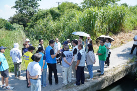 626豪雨鳳山溪支線淹水　竹縣府跨單位會勘研商應變