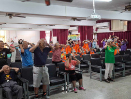 屏東榮家住民培養健康好習慣 律動幸福不失智