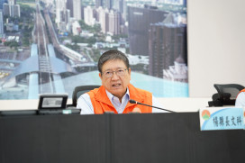 迎戰巴威颱風！　竹縣長楊文科坐鎮防颱整備嚴防易淹水區域