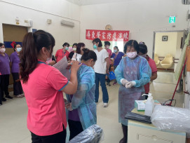 屏東榮家防疫演練 守護住民健康強化防疫應變能力