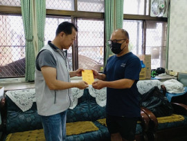 南市軍人服務站慰問國軍急難家屬