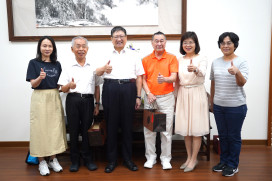 世界臺灣客家聯合總會長拜會竹縣長楊文科　邀率團參加世界客家懇親大會
