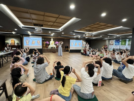 啟動歡喜學佛的愛能量　親子學佛營60位親子跟著佛陀大手牽小手　