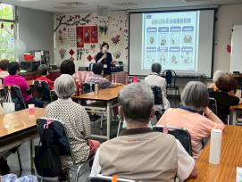 嘉榮前進社區用陪伴守護榮民眷長者心理健康