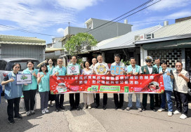 苗栗榮服處感謝郵局郵政協會關懷照顧榮民眷