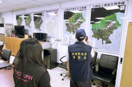 地方選舉登記起跑　桃市大園區公所聯手大園警分局實施選務場所及辦公處所危安偵測