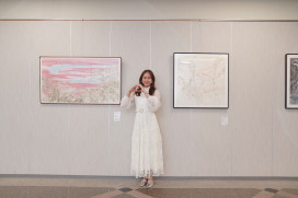 當代水墨藝術家張天健最新創作　中醫大新竹附醫藝廊展出22幅創作