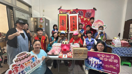 百歲榮民周伯伯紀壽 嘉義榮服處協公所同賀