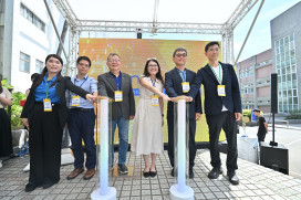 隱形牙套邊材變身校園扶手　陽明交大推動醫療廢棄物循環再生利用有成