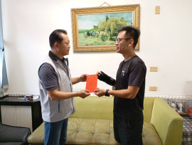 台南軍人服務站慰問受傷國軍士官