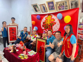 百歲榮民紀壽 榮服處溫馨慶生  