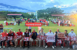 花蓮榮家中秋前攜手藍天退伍協會陪伴長輩歡度佳節